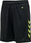 Hummel Hmlcore Xk Poly Shorts Kids - black/lime popsicle