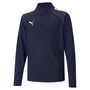 Puma teamLIGA 1/4 Zip Top Jr - blau