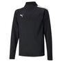 Puma teamLIGA 1/4 Zip Top Jr - schwarz