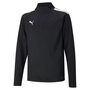 Puma teamLIGA 1/4 Zip Top Jr - schwarz