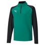 Puma teamLIGA 1/4 Zip Top Jr - gr�n