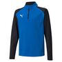 Puma teamLIGA 1/4 Zip Top Jr - blau