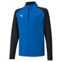 Puma teamLIGA 1/4 Zip Top Jr - blau