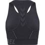 Hummel Hmlte Christel Seamless Sports Top - black/asphalt melange