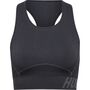 Hummel Hmlte Christel Seamless Sports Top - black/asphalt melange
