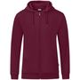 Jako Kapuzenjacke Organic - maroon