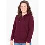 Jako Kapuzenjacke Organic - maroon
