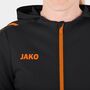 Jako Trainingsjacke Challenge Mit Kapuze - schwarz/neonorange