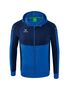 Erima Six Wings Training Jacket With Hood - new royal/new navy
