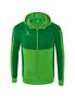 Erima Six Wings Training Jacket With Hood - green/smaragd/white