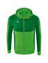 Erima Six Wings Training Jacket With Hood - green/smaragd/white