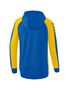 Erima Six Wings Training Jacket With Hood - new royal/yellow