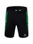 Erima Six Wings Shorts Without Inner Slip - black/smaragd