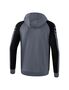 Erima Six Wings Training Jacket With Hood - slate grey/black