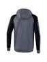 Erima Six Wings Training Jacket With Hood - slate grey/black