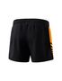 Erima Six Wings Shorts Without Inner Slip - black/new orange