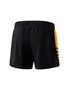 Erima Six Wings Shorts Without Inner Slip - black/new orange