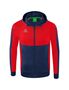 Erima Six Wings Training Jacket With Hood - new navy/red