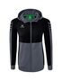 Erima Six Wings Training Jacket With Hood - slate grey/black