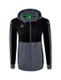Erima Six Wings Training Jacket With Hood - slate grey/black