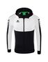 Erima Six Wings Training Jacket With Hood - black/white