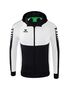 Erima Six Wings Training Jacket With Hood - black/white