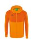 Erima Six Wings Training Jacket With Hood - new orange/orange
