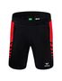 Erima Six Wings Shorts Without Inner Slip - black/red