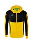 Erima Six Wings Training Jacket With Hood - yellow/black