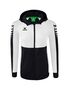 Erima Six Wings Training Jacket With Hood - black/white