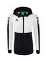 Erima Six Wings Training Jacket With Hood - black/white