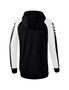 Erima Six Wings Training Jacket With Hood - black/white