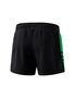 Erima Six Wings Shorts Without Inner Slip - black/smaragd
