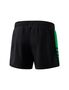 Erima Six Wings Shorts Without Inner Slip - black/smaragd