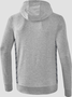 Erima Essential Team Hoody - light greymelange/slate grey