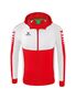 Erima Six Wings Training Jacket With Hood - red/white