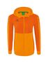 Erima Six Wings Training Jacket With Hood - new orange/orange