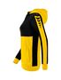Erima Six Wings Training Jacket With Hood - yellow/black