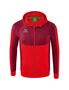 Erima Six Wings Training Jacket With Hood - red/bordeaux