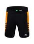 Erima Six Wings Shorts Without Inner Slip - black/new orange
