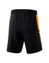 Erima Six Wings Shorts Without Inner Slip - black/new orange