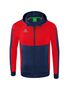 Erima Six Wings Training Jacket With Hood - new navy/red