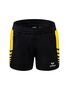 Erima Six Wings Shorts Without Inner Slip - black/yellow