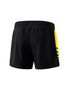 Erima Six Wings Shorts Without Inner Slip - black/yellow