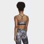 adidas Damen Yoga Essentials Studio Light-Support Allover Print Sport-BH