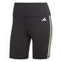 adidas Damen Training Essentials 3-Streifen High-Waisted kurze Leggings
