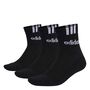 adidas Herren 3-Streifen Linear Half-Crew Cushioned Socken, 3 Paar 