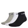 adidas Herren Linear Cushioned Ankle Socken, 3 Paar 