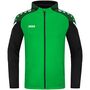 Jako Kapuzenjacke Performance - soft green/schwarz