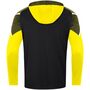 Jako Kapuzenjacke Performance - schwarz/soft yellow